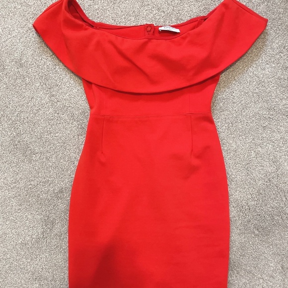 Babaton Bodycon Dress size 2 Red Colour// New-Tag removed - Picture 3 of 6